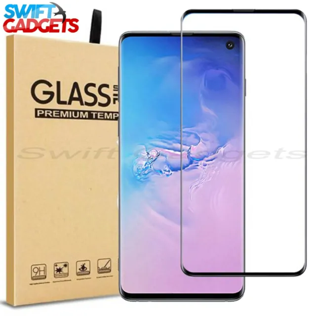 Screen Protector For Samsung Galaxy S10 S10e S10 Plus Full Cover Tempered Glass
