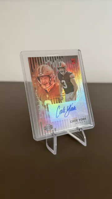 2022 PANINI ILLUSIONS FOOTBALL NFL RC Rookie Autograph Cade York Browns