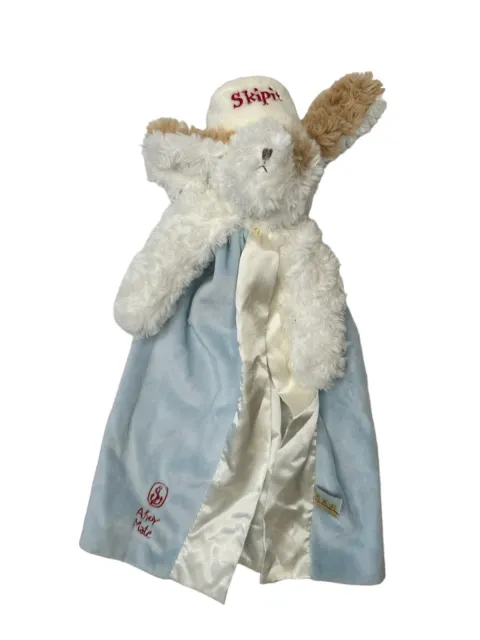 Bunnies by the Bay Skip it Dog Ahoy Mate Light Blue Lovey Security Blanket Puppy