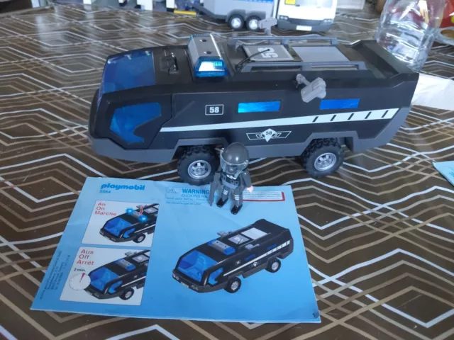 Playmobil  véhicule police forces spéciales city action 5564