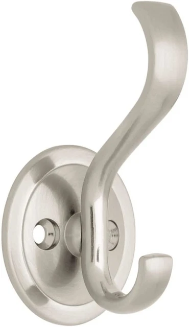 Franklin Brass Coat and Hat Hook with round Base, Single
