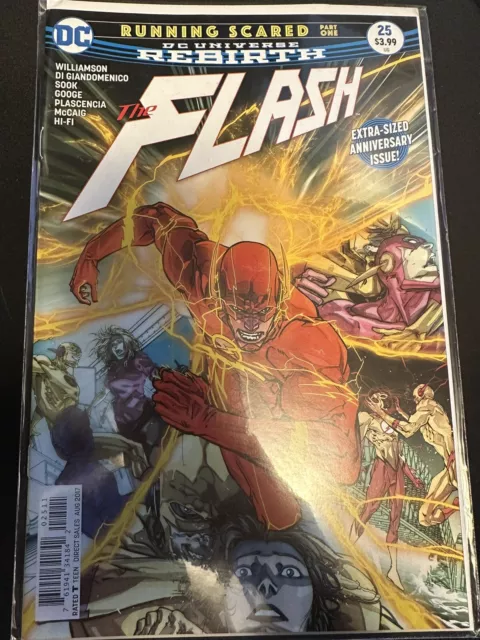 The Flash Rebirth Running Scared Part One #25 Dc Comics
