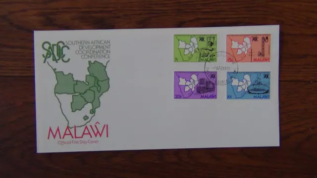 Malawi 1985 5th Anniversary of Southern African Development set First Day Cover