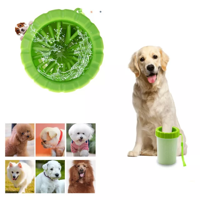 Pet Feet Washer Cup Hund Katze Pfote sauber Bürste Cup schnell waschen Portable