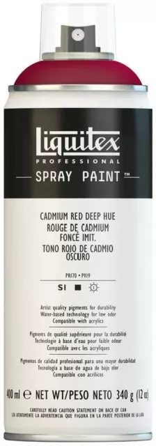 Liquitex Spray Paint 4450311 Cadmium Red Deep Hue 400 ml