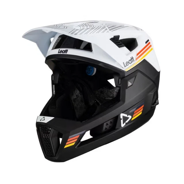 FULLFACE HELMET MTB 4.0 Enduro Removable Chinguard White/Black LEATT