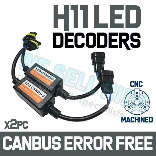 1Pcs H11 LED Headlight Canbus Error Free Warning Resistors Decoder Anti  Flicker~