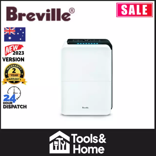 Breville LAD500WHT the Smart Dry Ultimate™ Dehumidifier for 80m2 Room