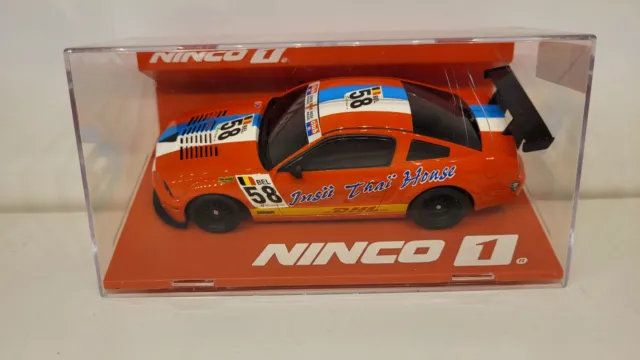 Ninco 55044 Ford Mustang DHL Slotcar für Carrera Evolution Scalextric SCX