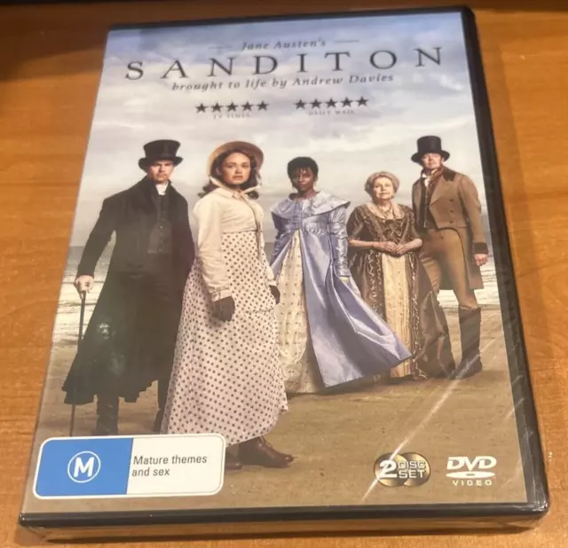 Sanditon : Season 1 (2019 : 3 Disc DVD Set) Brand New Sealed Region 4