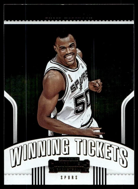 2018-19 Panini Contenders Winning Tickets David Robinson G60 San Antonio Spurs