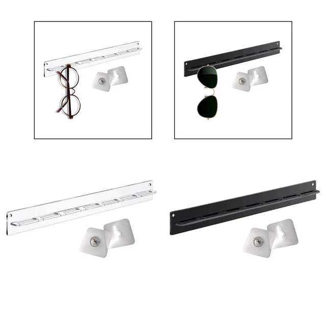 Support Double Pour Lunettes En Peluche Doublé – Élégant Rangement Pour Lunettes, Bureau Ou Table De Chevet