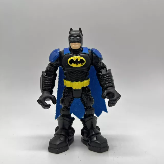 Mattel Batman DC Comics Super Friends 5” Action Figure Gray w/ Blue Cape Toy
