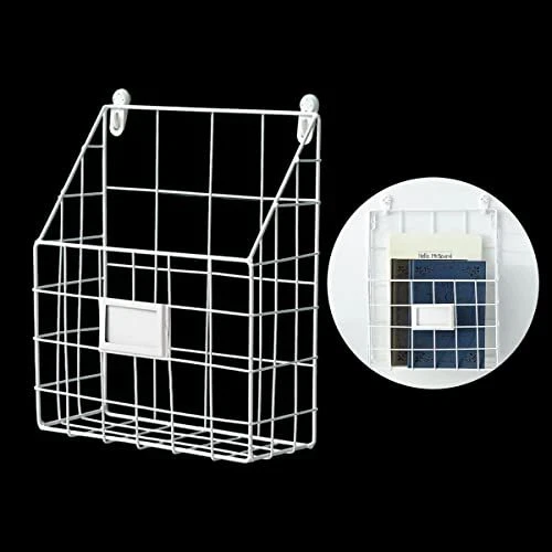 Hanging Wall File Rack 1Pack Pockets Organizer Office Hanging Magazine Rack