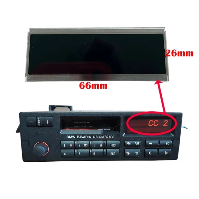 Radio LCD Riparazione Display Schermo Nero Elettrico Componente for E28 E30