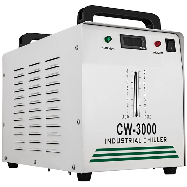 Refroidisseur D'Eau Industriel VEVOR CW-3000 80W - Pour Machine Gravure Laser | Réservoir 12L, Débit 12L/min