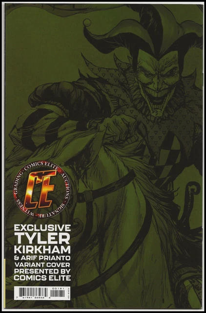Dark Knights Of Steel #1 (2021) Kirkham 'Joker' Trade Variant Tom Taylor Dc Nm+ 4