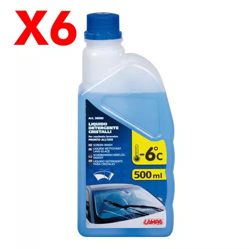 6 Liquido detergente cristalli (-6°C) - 38080 - LIQUIDO LAVAVETRI PRONTO ALL'USO