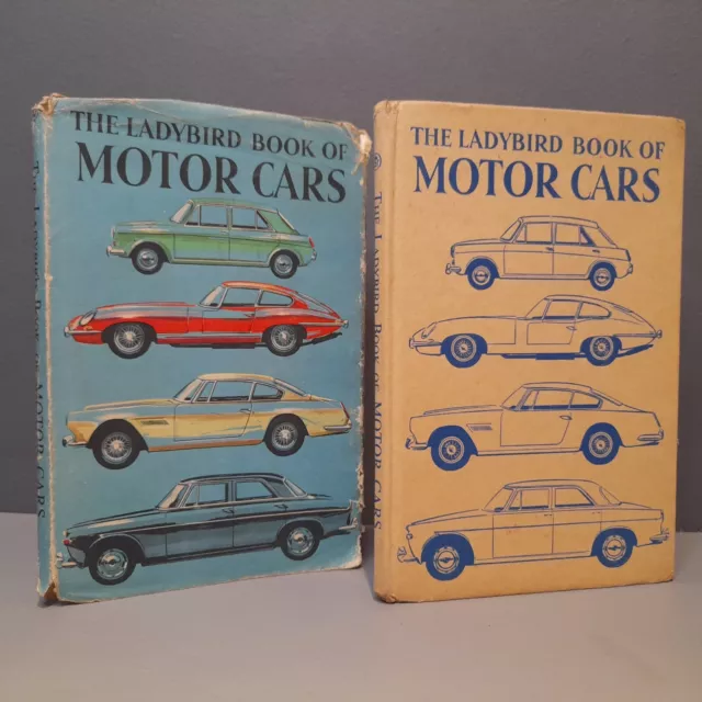 Retro Car Book The Ladybird Book of Motor Cars 1963 David Carey Series 584 1960s