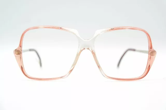 Vintage 70s Style Tequila Rosa Silber oval Brille Brillengestell eyeglasses NOS