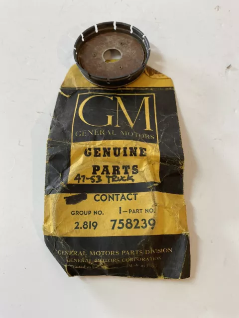 1947 - 1953 NOS GMC CHEVROLET TRUCK HORN BLOW Wheel CONTACT 758239