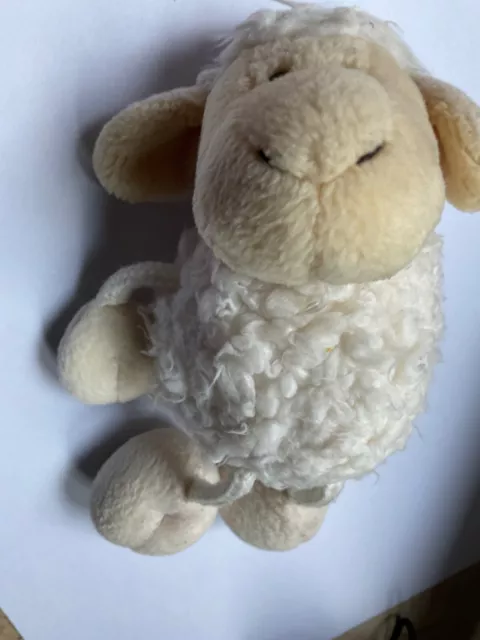 Schaf weiß 16 cm unbespielt, Nichtraucherhaushalt Nici