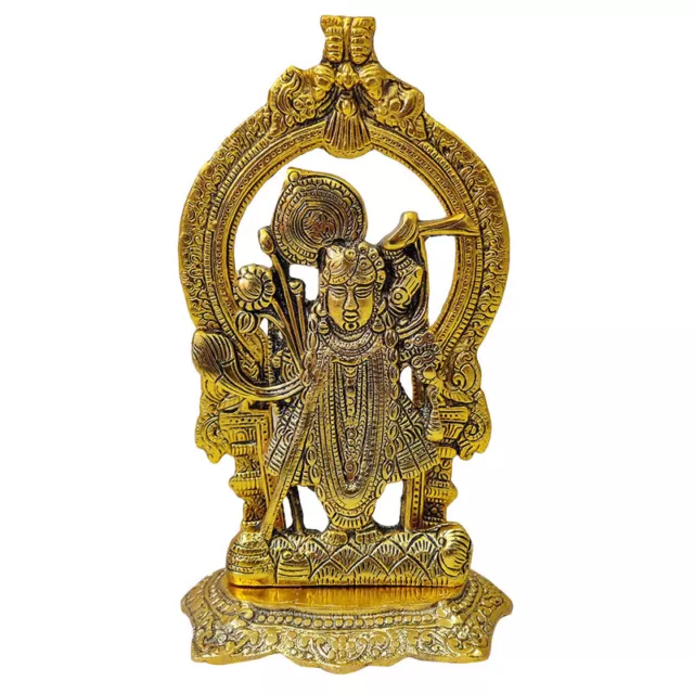 Metal God Tirupati Balaji Idol Gold Plated Venkateswara Statue For Decoration
