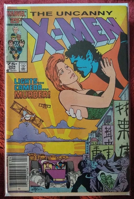 The Uncanny X- Men 204, 1986 Marvel Comics: Nightcrawler/Arcade.🔥 Sale!!