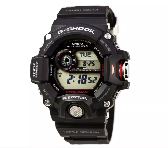 Casio G-Shock Rangeman Triple Sensor Tough Solar Power Watch GW9400-1