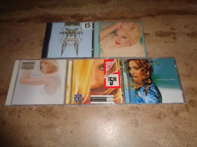 Bundle of Madonna CD Albums x 5 - Job-lot Collection