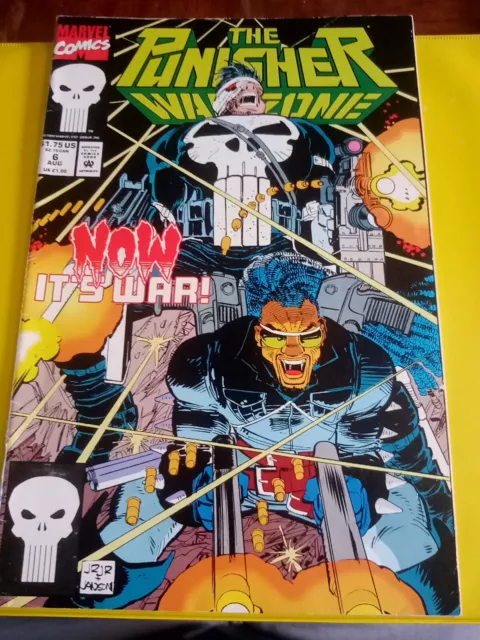 Marvel Comics The Punisher War Zone Vol 1 #6 August 1992