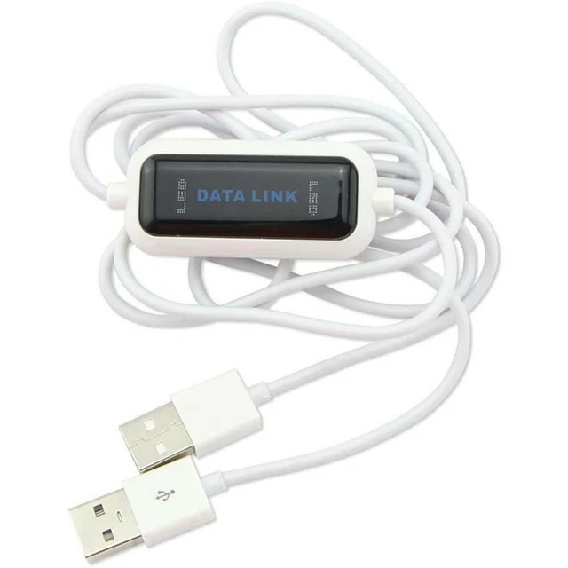 High Speed USB 2.0 PC to PC Laptop Share Data Link File Transfer Cable Copy Line