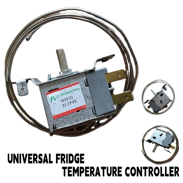 UNIVERSAL FRIDGE FREEZER Refrigerator Thermostat WPF22A 2Pin
