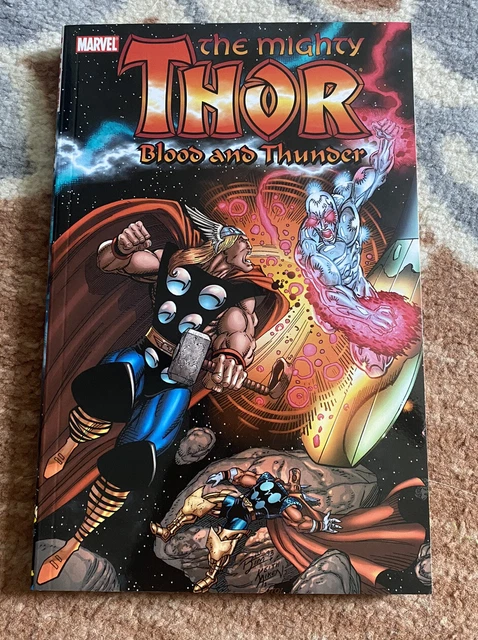 Thor: Blood & Thunder TPB THANOS SILVER SURFER RON MARZ JIM STARLIN DRAX WARLOCK