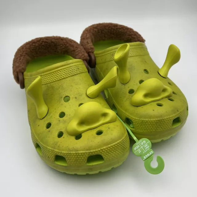 Limited Edition Dreamworks Shrek + Crocs M6 W8 New Lime Green