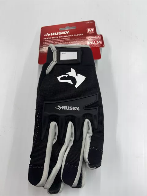 Par de guantes de trabajo mecánicos de alta resistencia Husky talla grande