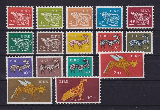 Ireland 1968/69 Early Irish Art Mi.-No. 210-225 Mint **