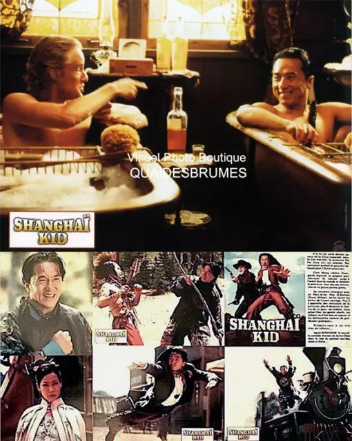 7 Photos SHANGHAI KID (SHANGHAI NOON) 2000 Jackie Chan, Owen Wilson NEUVE