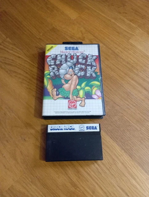 Notice Originale Chuck Rock 1 Pour Sega Master System 2 - PAL - EURO BOOKLET