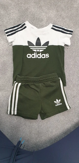 Boys Adidas Two Piece Set 0-3 Months