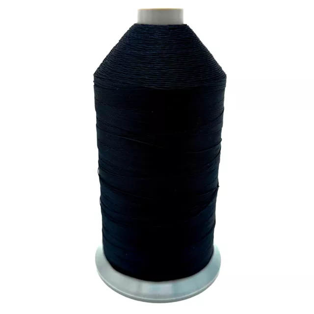 Hilo de tapicería de nailon unido azul marino talla 138, Tex 135, 16 oz. 3000 yardas