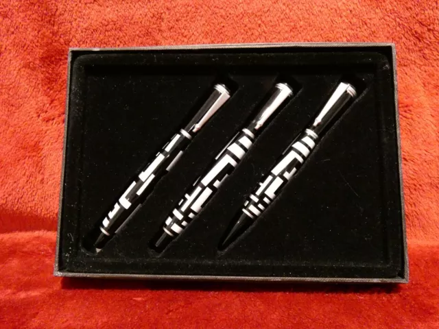 Three piece Pen Set Fountain and Two Biro's