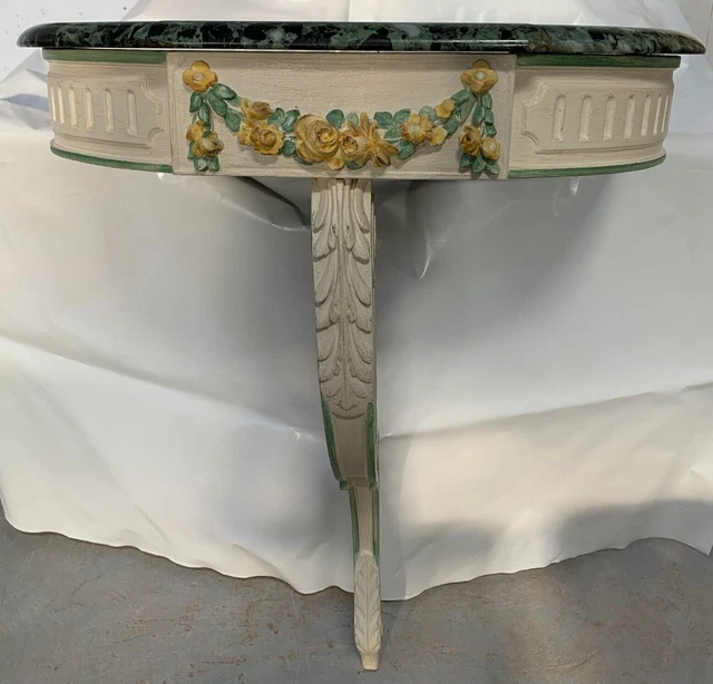 Guéridon Carré Style Louis XVI En Bois Doré - Dimensions 44.5x44.5x71.5 Cm, Contemporain, Meuble D'appoint
