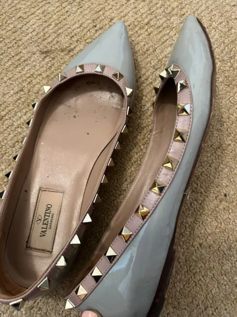 Valentino Rockstud Ballerina Flats