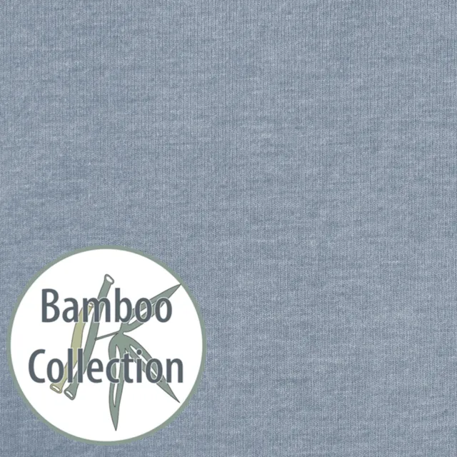 Theraline Bezug für Stillkissen 190cm Melange blau-grau Bamboo Design 154 NEU