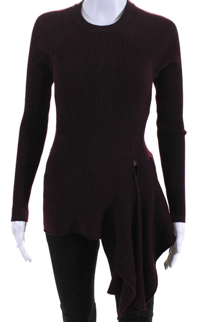 3.1 phillip lim ribbed pullover with waist tie 2025