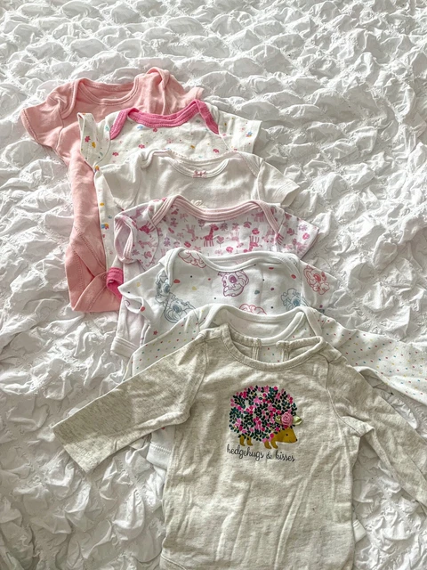 25 Item Baby Girl Clothing Bundle 0-3 months