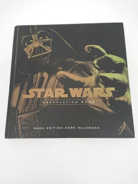 Star Wars Saga Edition Core Rulebook Roleplaying Game RPG WOTC D20 System Book