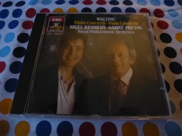 Walton Violin Viola Concerto Nigel Kennedy Andre Previn Royal Philharmonic 1987
