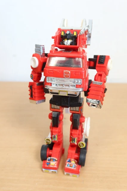 VINTAGE TRANSFORMERS G1 Inferno Fire Engine Action Figure Takara Tomy ...